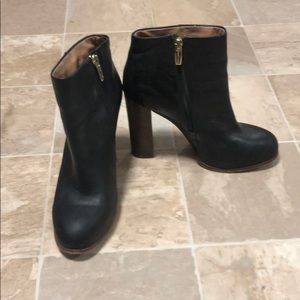 Vince Camino black chunky heels